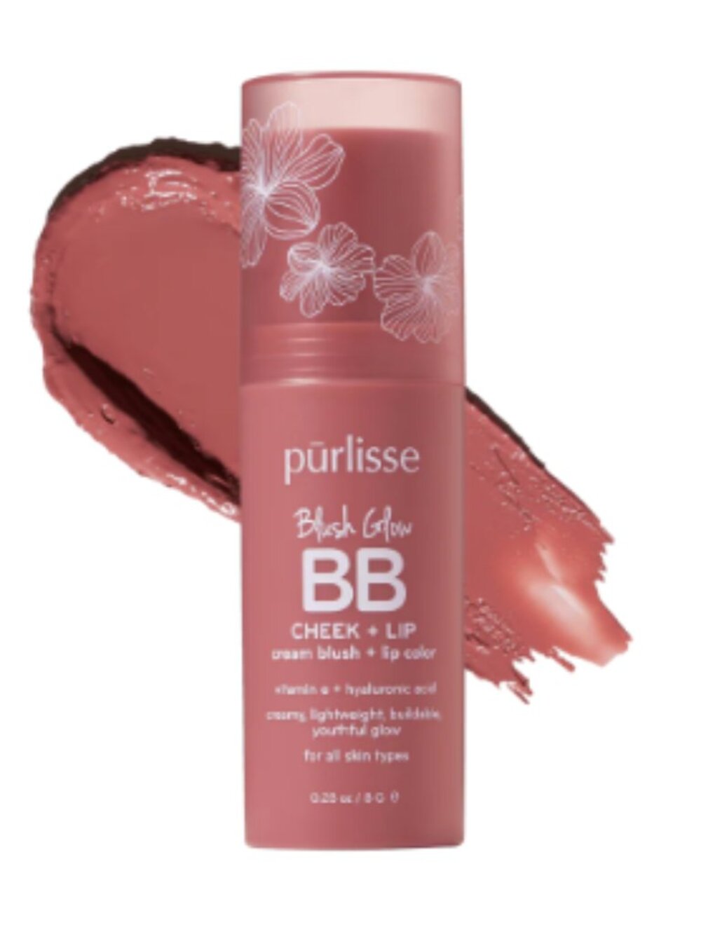 Purlisse Blush Glow BB Cheek and Lip - Nude Sugar